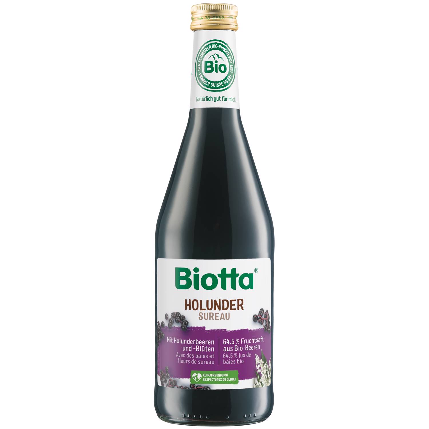 Biotta Holunder Bio Fl 5 dl