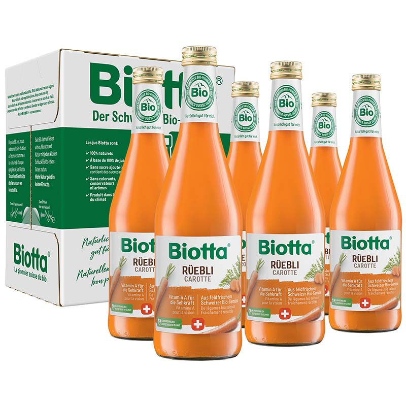 Biotta Karotte Bio 6 Fl 5 dl
