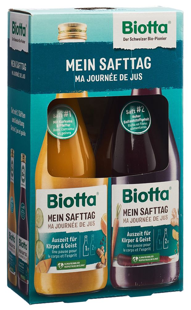 Biotta Mein Safttag Set 2 Fl 5 dl