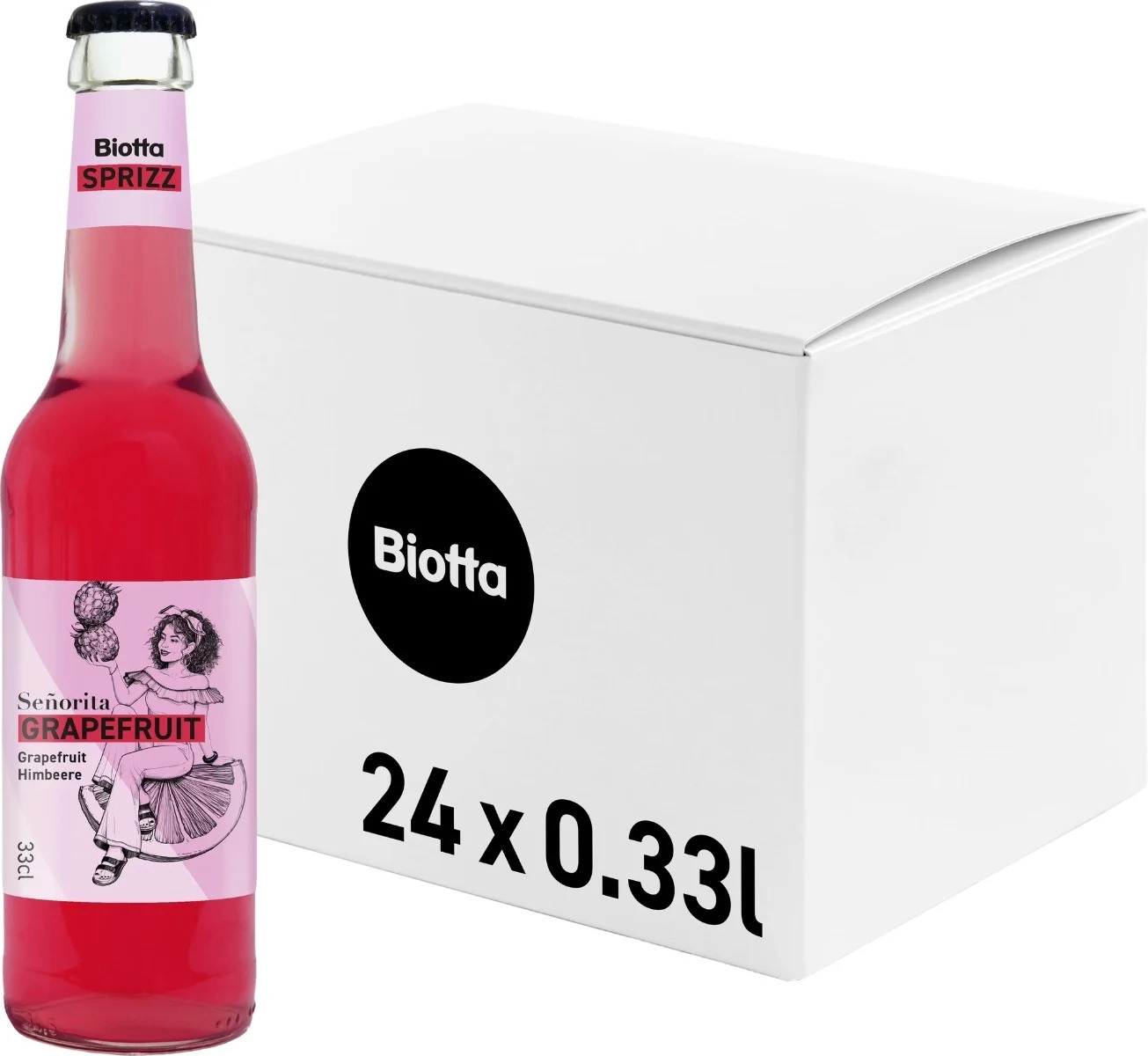 Biotta Sprizz Grapefruit-Himbeere 24 x 3.3 dl