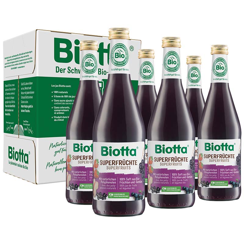 Biotta Superfrüchte Bio 6 Fl 5 dl