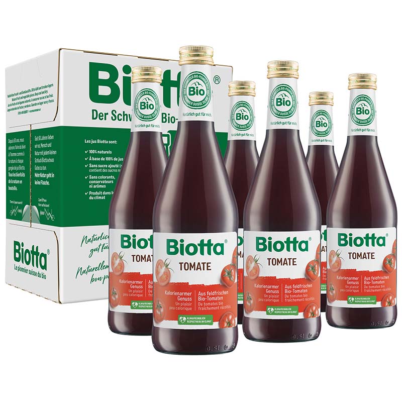 Biotta Tomate Bio 6 Fl 5 dl