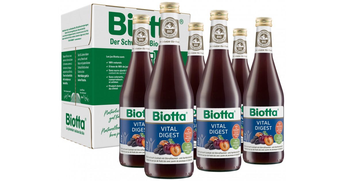 Biotta Vital Digest 6 Fl 5 dl