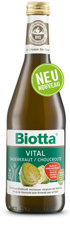 Biotta Vital Sauerkraut Fl 5 dl
