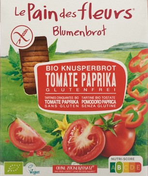 Blumenbrot Apéro Tomaten und Paprika 150 g