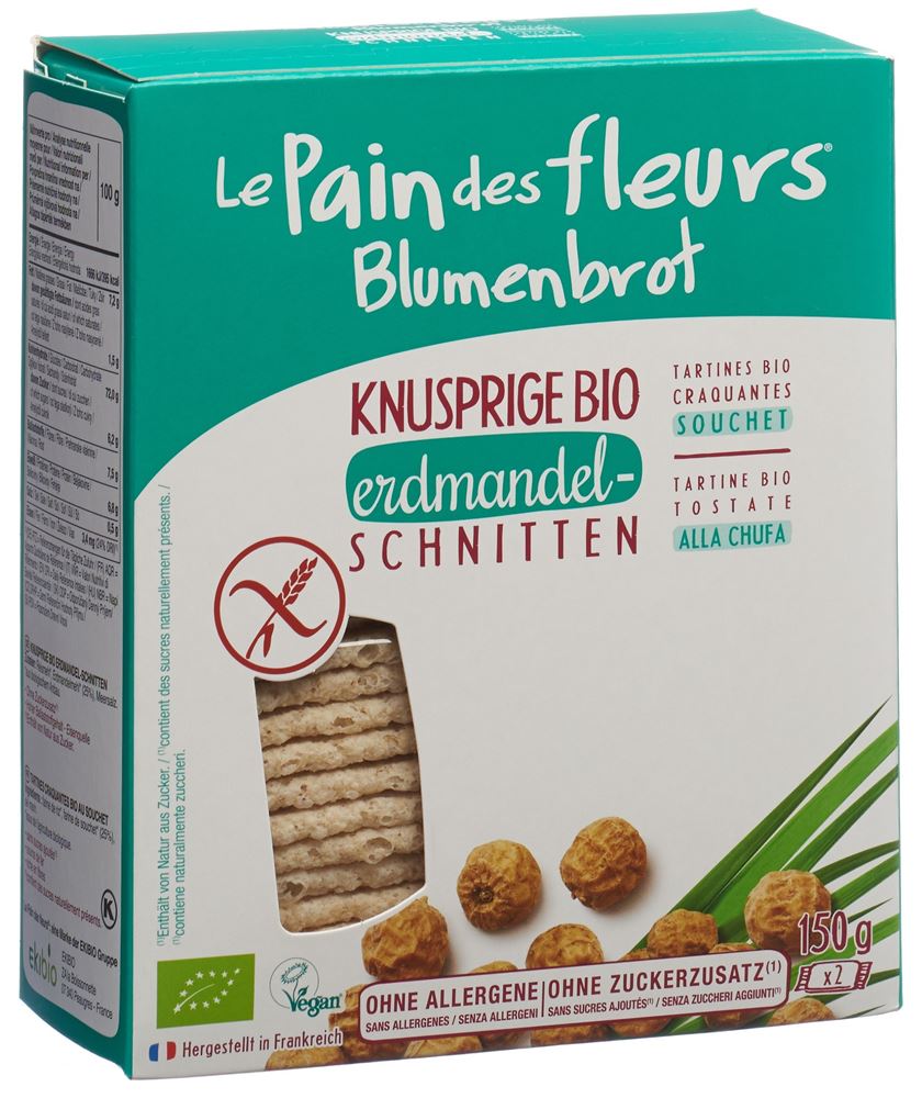 Blumenbrot Knusprige Schnitten Erdmandel 150 g