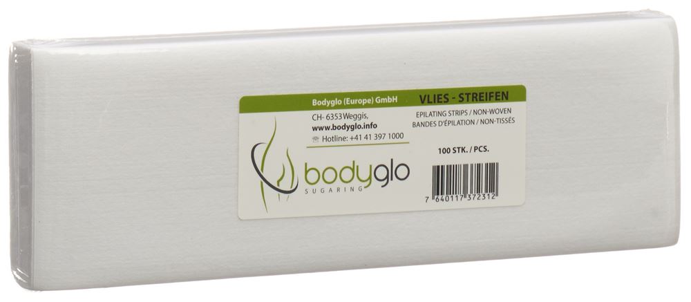 Bodyglo Vliespapier 100 Stk