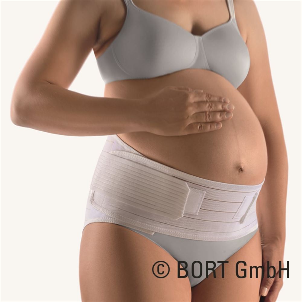 Bort Abdominalstütze für Schwangere 75cm -90cm Gr0 weiss