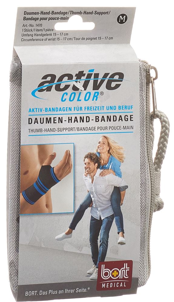 Bort ActiveColor Daumen-Hand-Bandage M schwarz