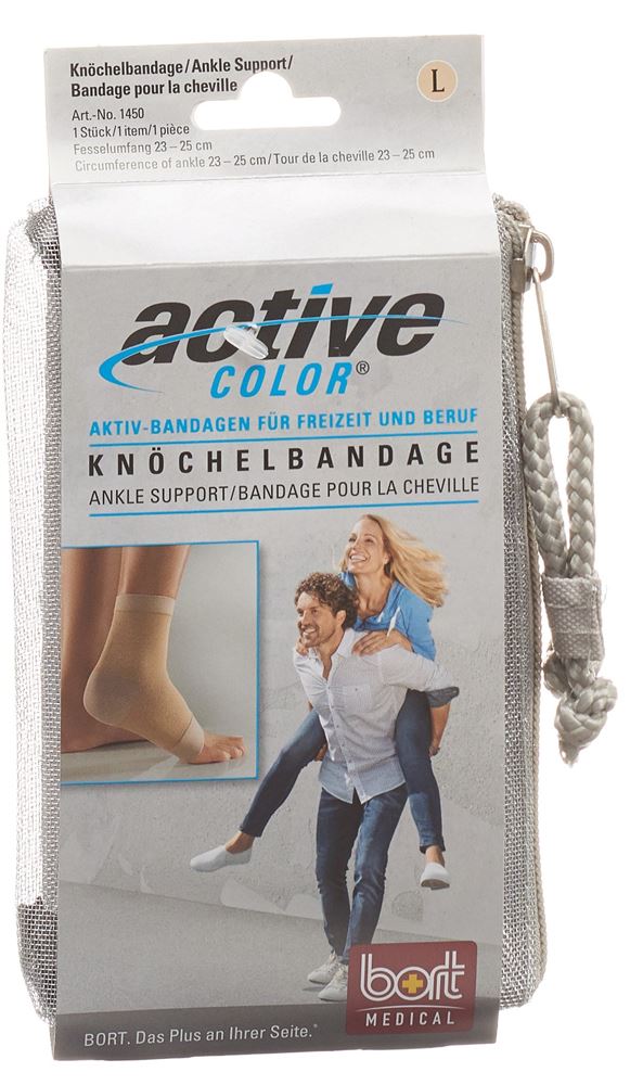 Bort ActiveColor Knöchelbandage XL +25cm beige
