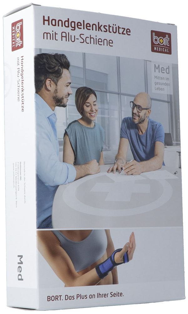 Bort Handgelenkstütze Schiene links S -17cm beige