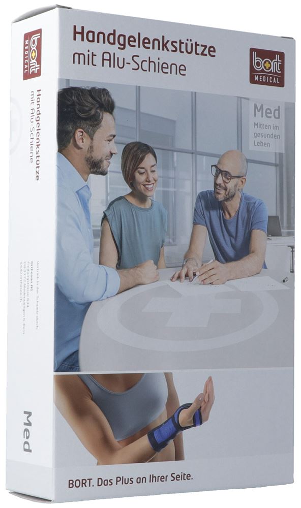 Bort Handgelenkstütze Schiene rechts M -19cm beige