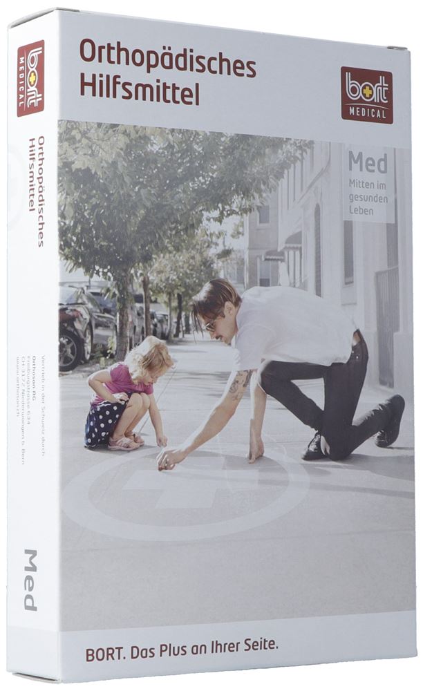 Bort Kniestütze Zweizug L -42cm beige