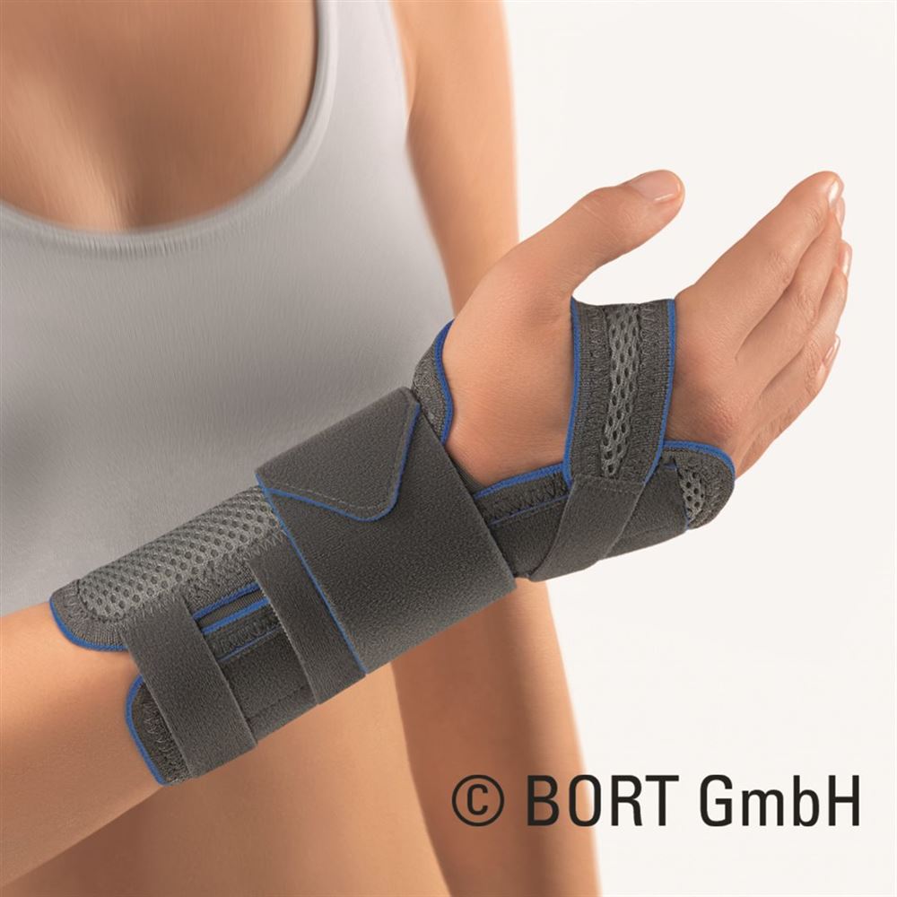 Bort ManuStabil kurz M -19cm rechts grau