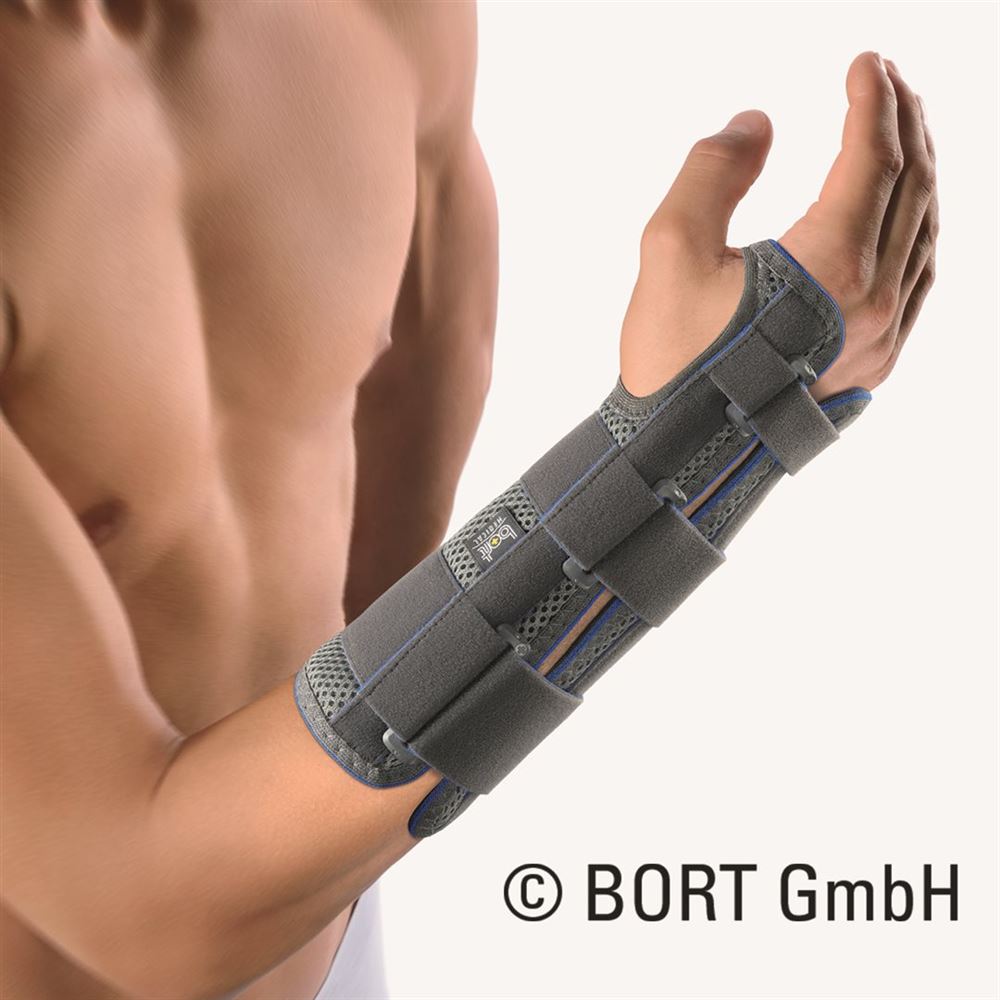 Bort ManuStabilPro M offene Form rechts grau