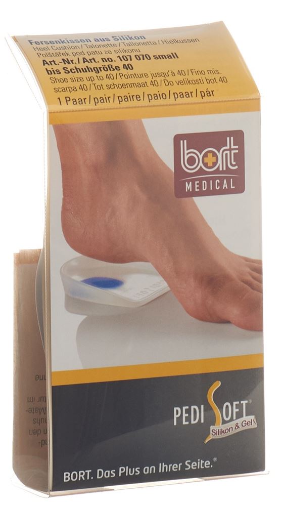 Bort PediSoft Fersenkissen S -40 mit Softspot 2 Stk
