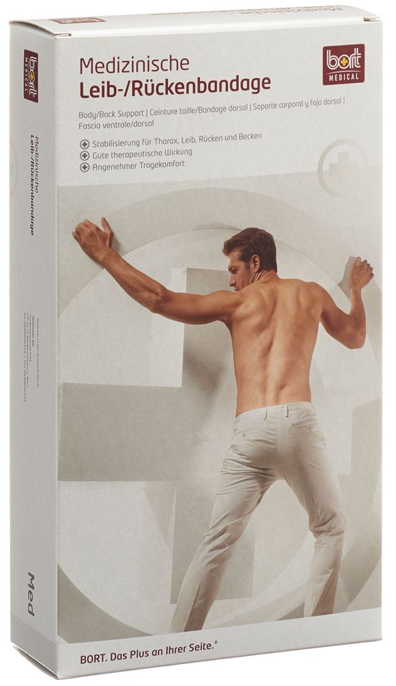 Bort Rippengürtel Herren 16cm L -112cm weiss