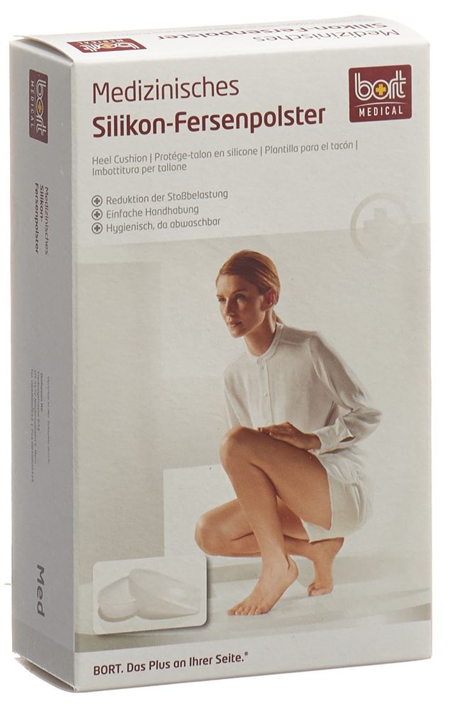 Bort Silikon-Fersenpolster L-44 1 Paar