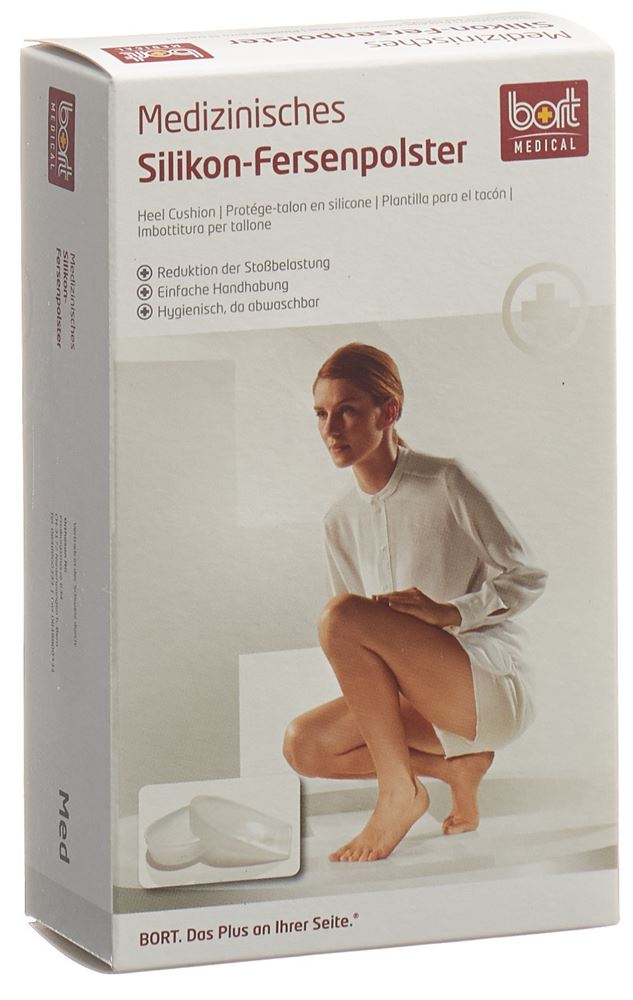 Bort Silikon-Fersenpolster S-38 1 Paar