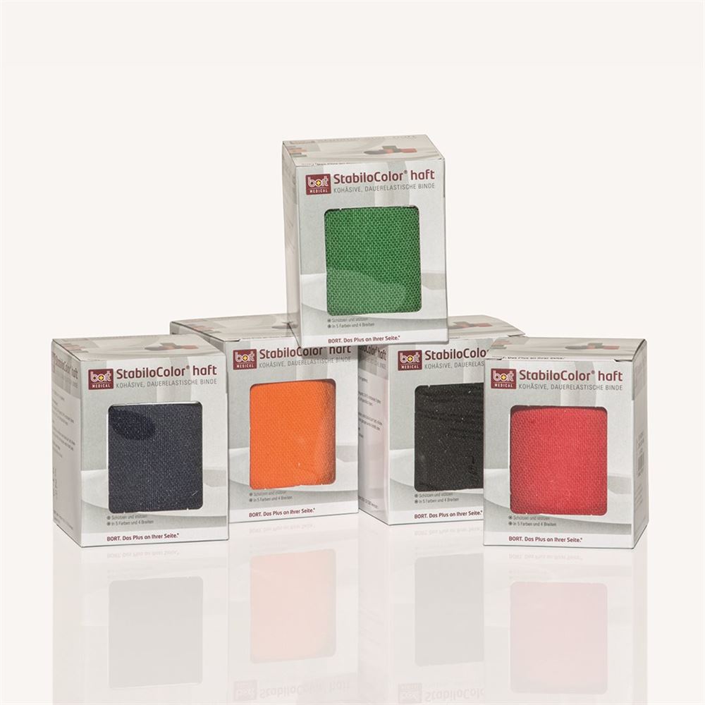 Bort Stabilo Color Binde 4cmx5m kohesiv blau