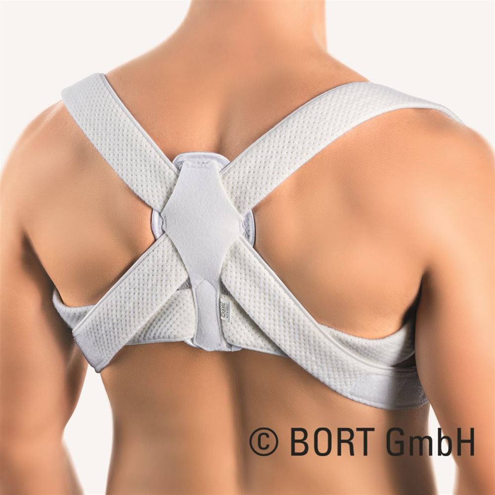 Bort StabiloFix Claviculaband GrE verstellbar weiss