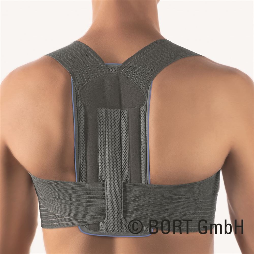 Bort StabiloFix elastischer Geradehalter Gr2 grau