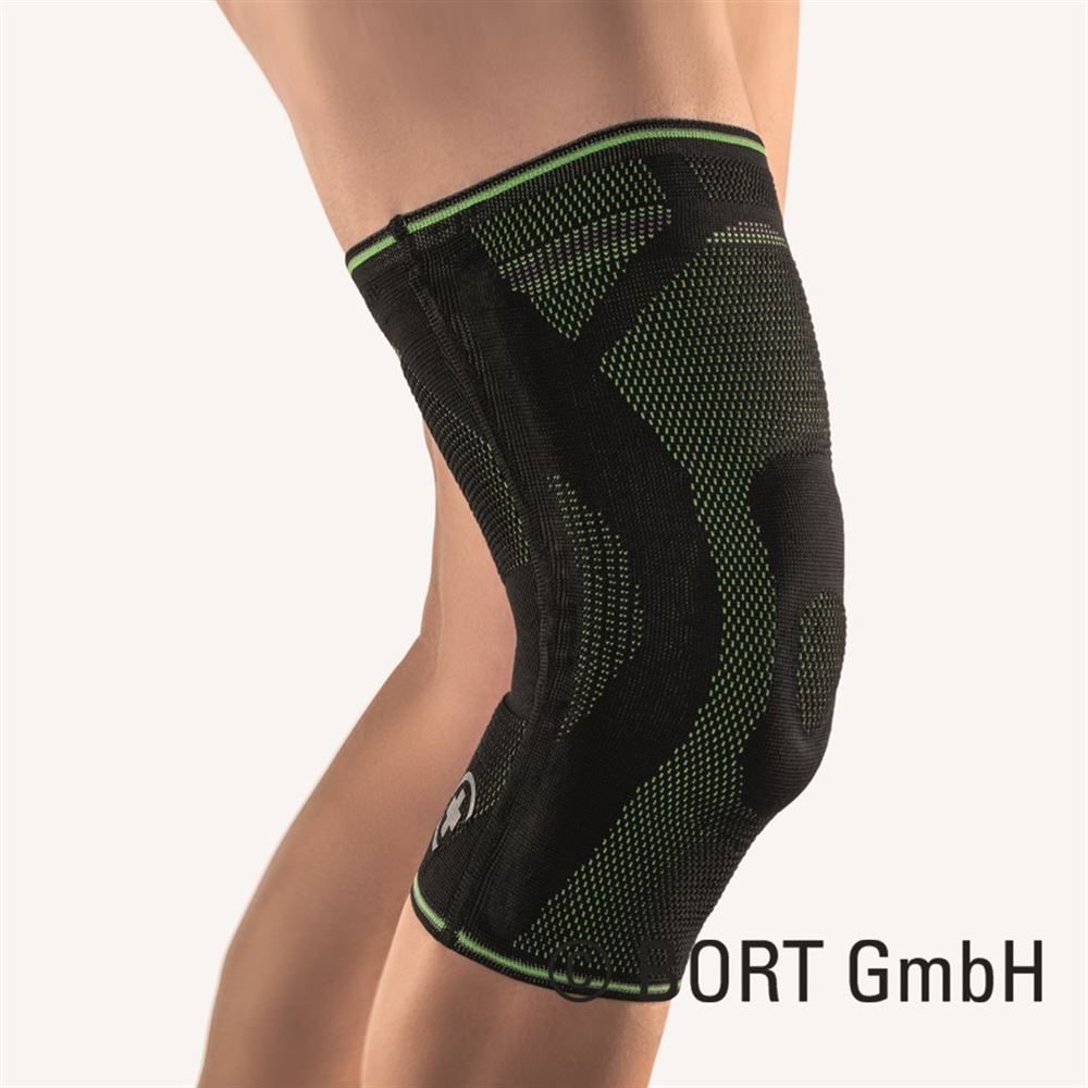 Bort StabiloGen Sport Kniebandage 4 schwarz/grün