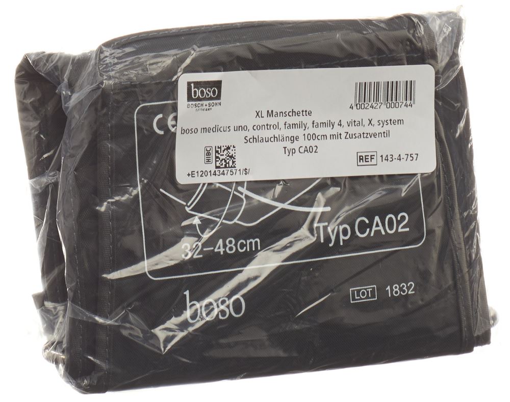 Boso Manschette inklusiv Verbinder XL 33-48cm Arme