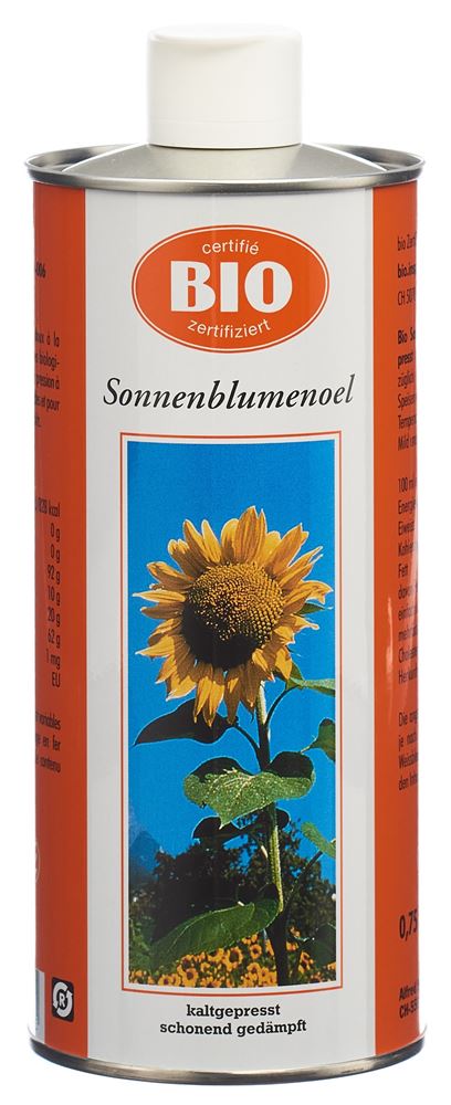 Brack Sonnenblumenöl kaltgepresst Bio 7.5 dl