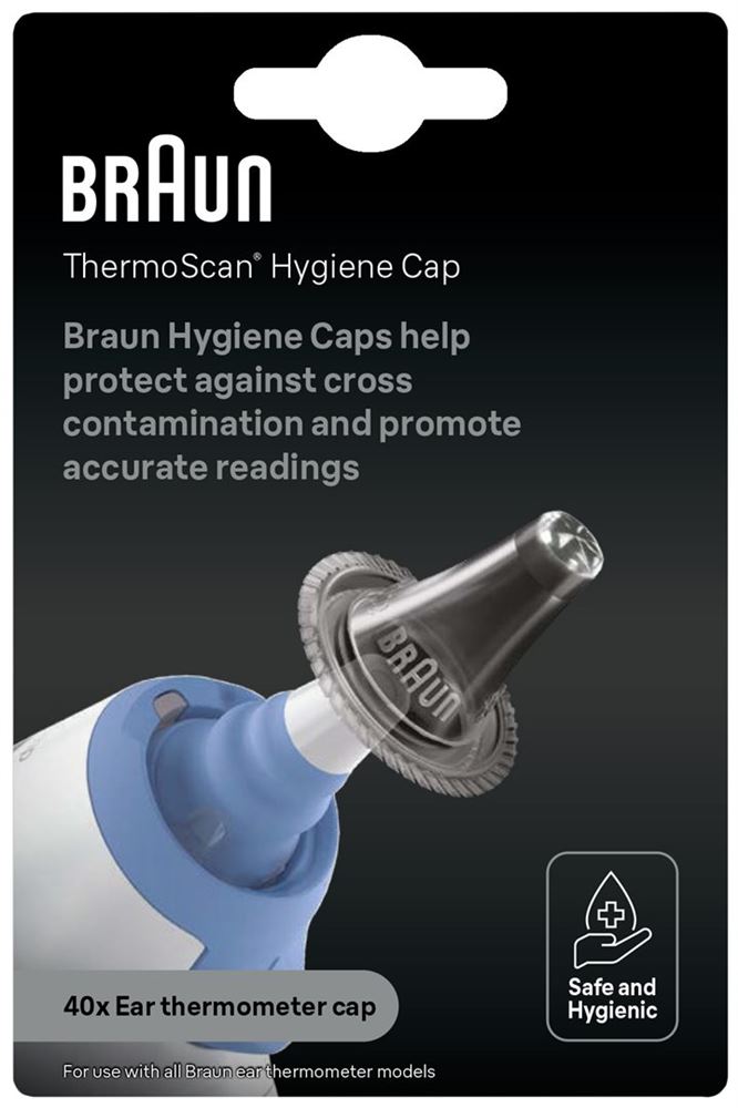 Braun ThermoScan Ersatz-Schutzkappen Lf40Eula zu Thermoscan 40 Stk