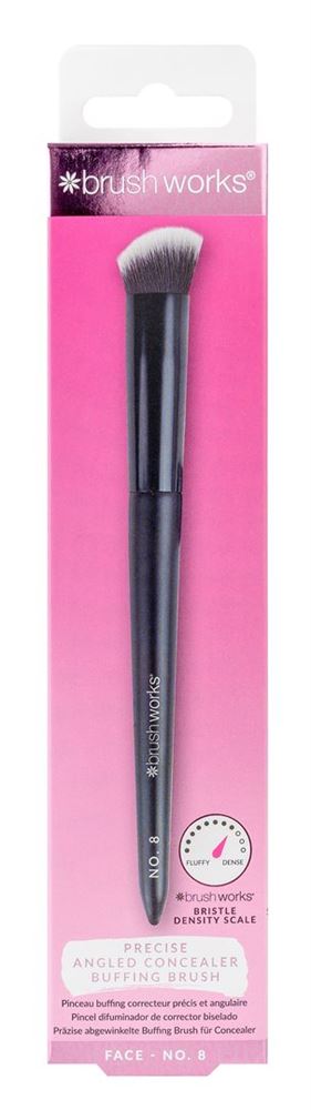 Brushworks Precise Angled Concealer Buffing Brush No. 8 Box