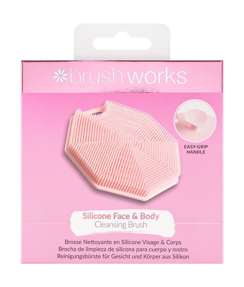 Brushworks Silicone Face & Body Cleansing Brush Box