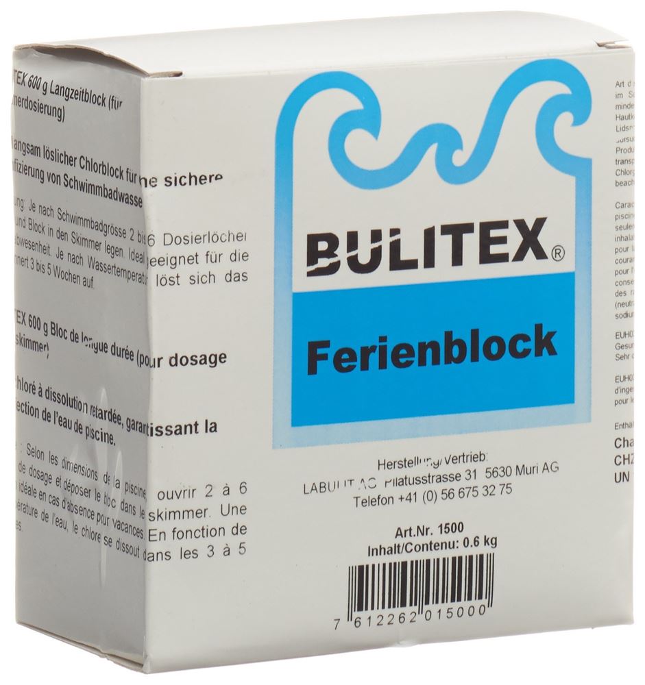 Bulitex Ferienblock 600 g