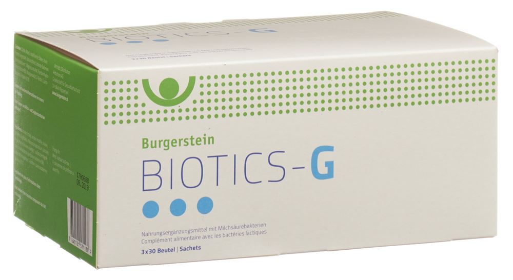 Burgerstein Biotics-G Pulver 3 X 30 Stück