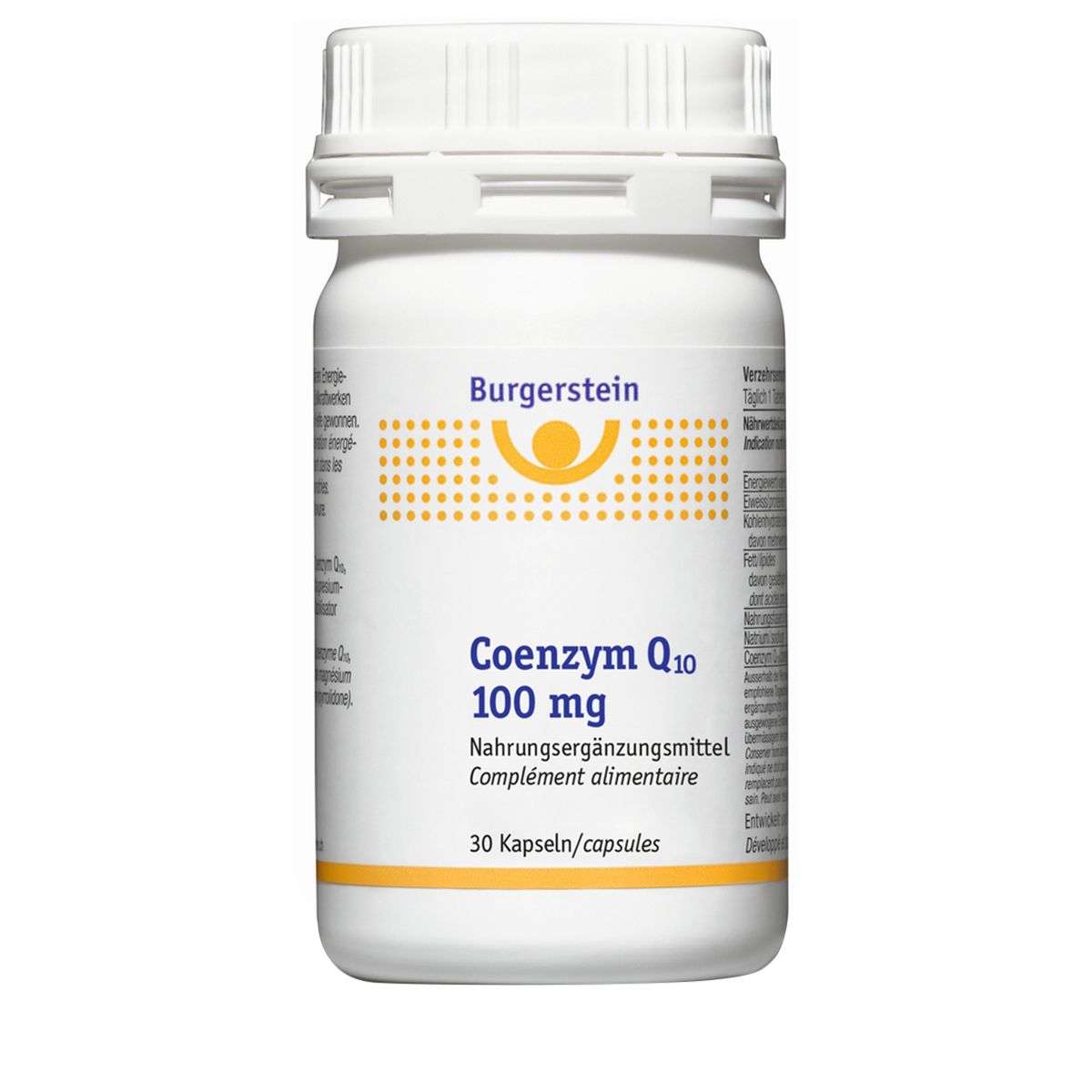 Burgerstein Coenzym Q10 Kaps 100 mg Ds 30 Stk