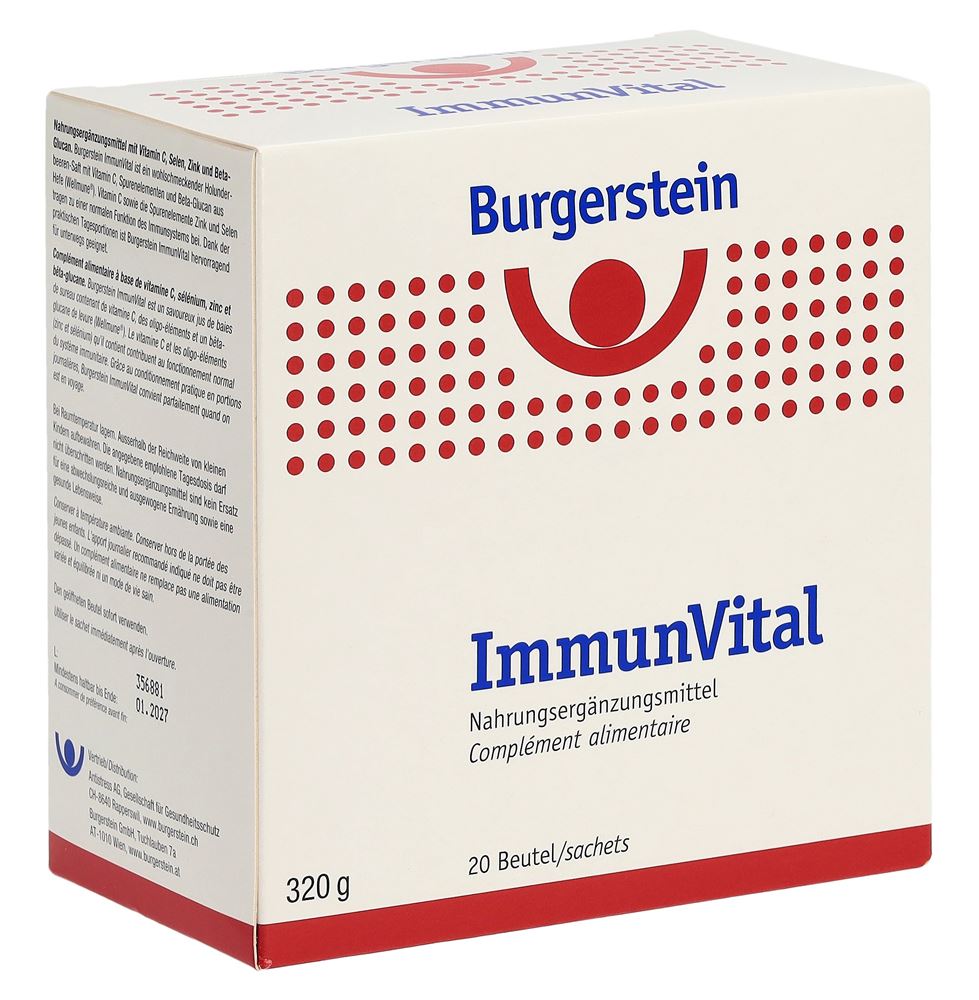 Burgerstein ImmunVital Saft Btl 20 Stk