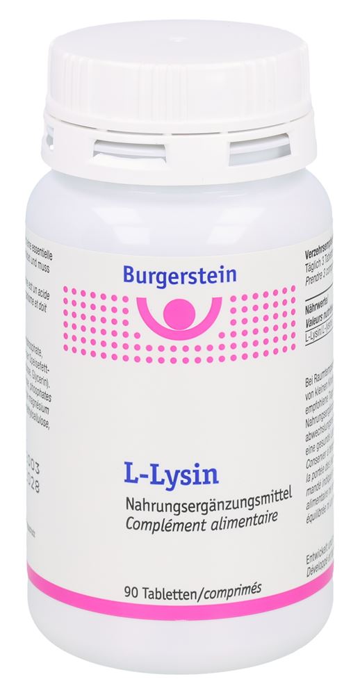 Burgerstein L-Lysin Tabl Ds 90 Stk