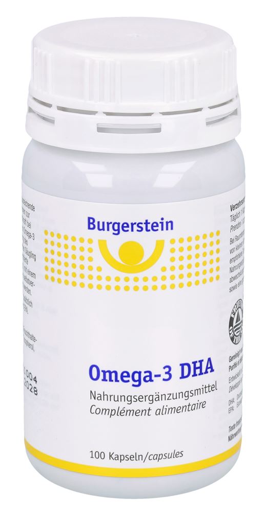 Burgerstein Omega-3 Dha Kapseln 100 Stück