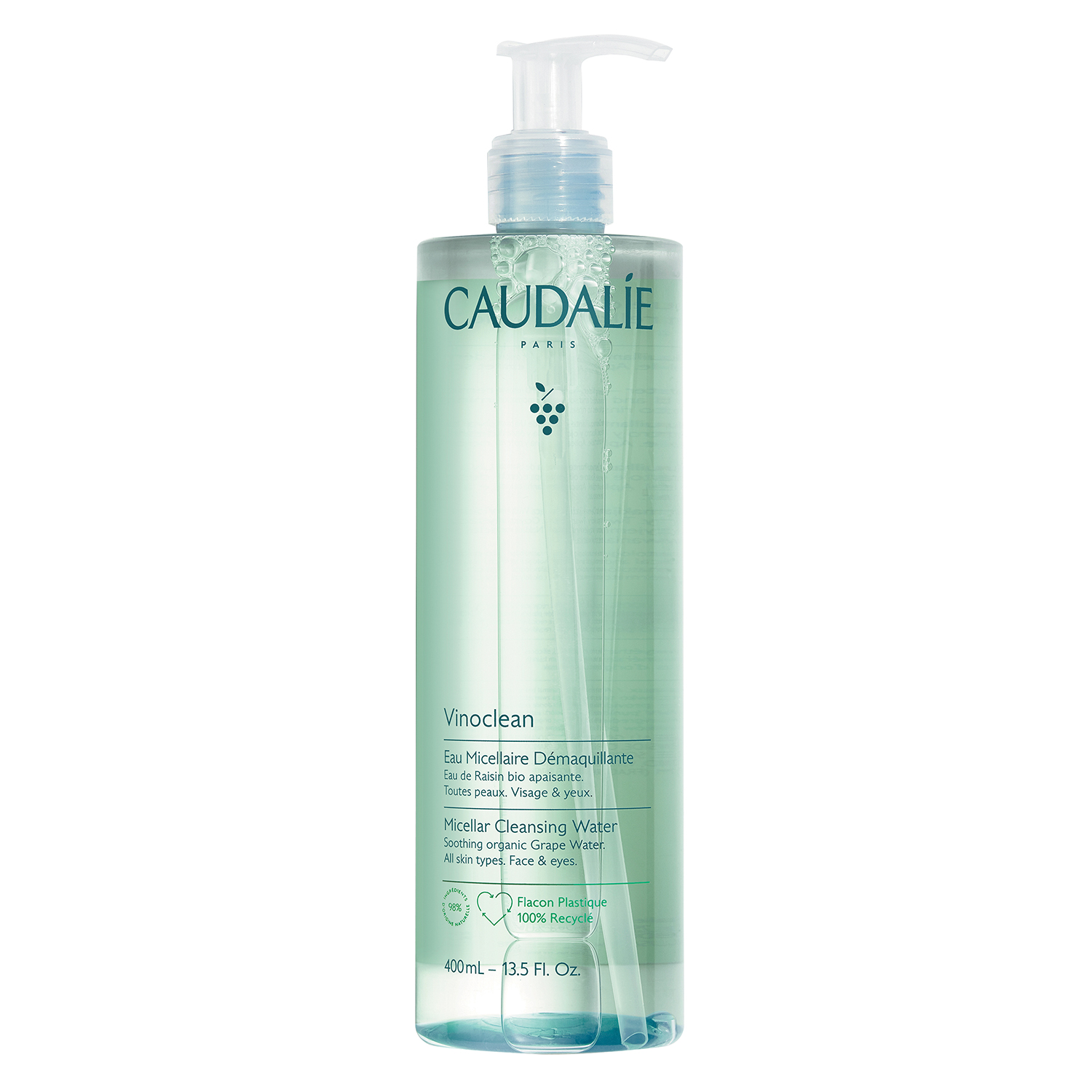 Caudalie Vinoclean Eau Micell Demaquillant 400 ml