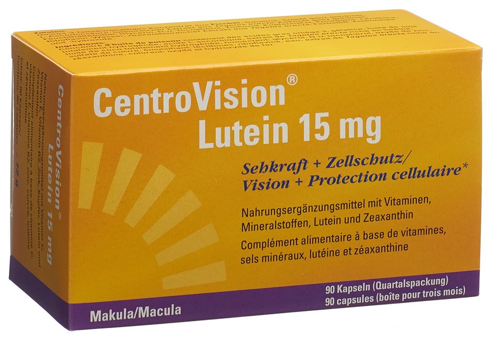 CentroVision Lutein 15 mg 90 Stk