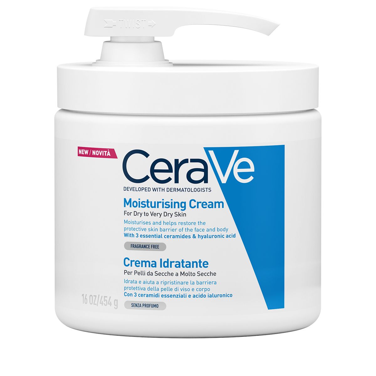 CeraVe Feuchtigkeitscreme Disp 454 g