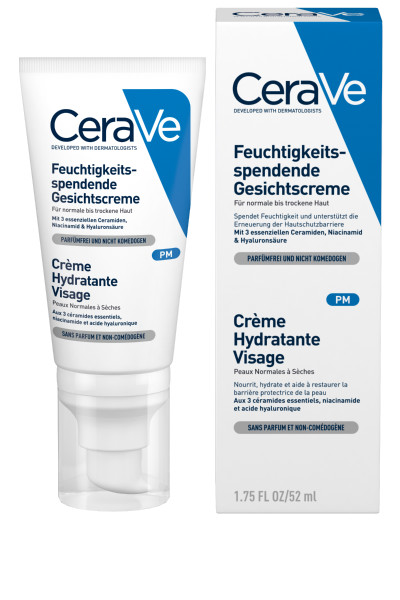 CeraVe Feuchtigkeitsspendende Gesichtscreme Disp 52 ml