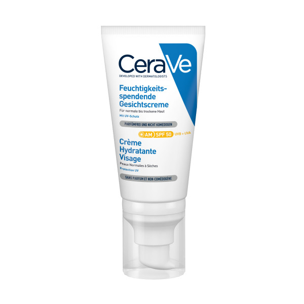 CeraVe Feuchtigkeitsspendende Gesichtscreme Lsf50 Tb 52 ml