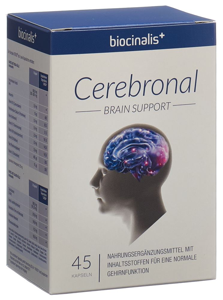 Cerebronal Kapseln rosa + Kapseln blau 45 Stk