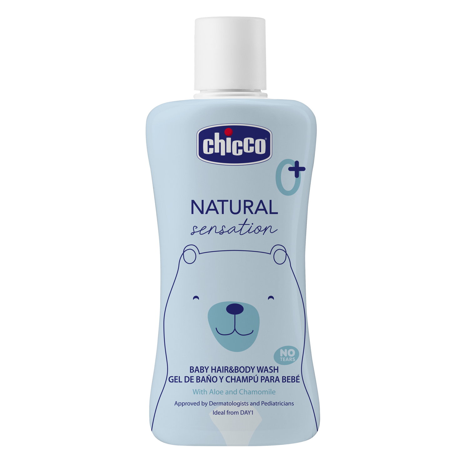 Chicco Baby Shampoo & Körperbad Natural Sensation ohne Tränen 0m+ Fl 200 ml