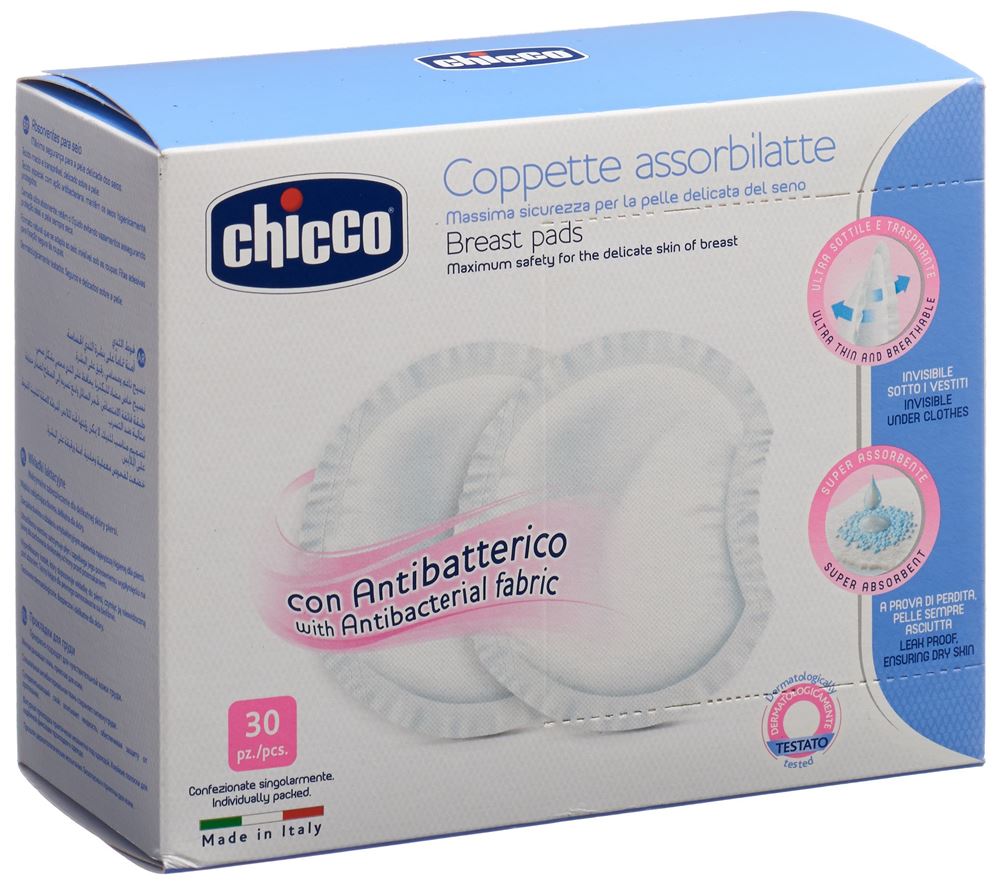 Chicco Stilleinlage leicht und sicher antibakteriell 30 Stk