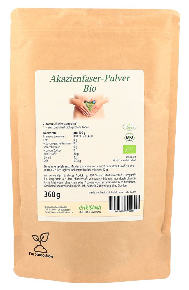 Chrisana Akazienfaser Plv Bio Btl 360 g
