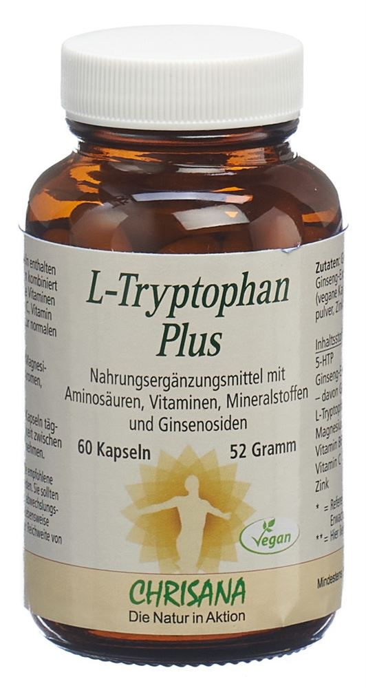 Chrisana L-Tryptophan Plus Kaps Ds 60 Stk