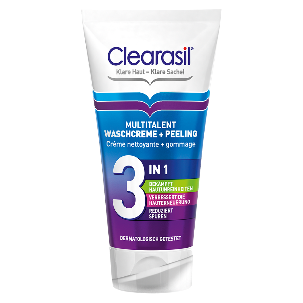 Clearasil Multitalent Waschcreme & Peeling 150 ml