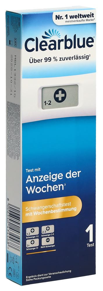 Clearblue Digital Schwangerschaftstest Wochenbestimmung